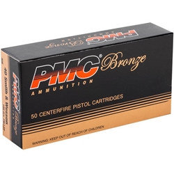 PMC .40 S&W Luger 180 GR FMJ 50 Rounds