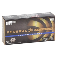Federal 9mm 124 GR HST HP 50 Rounds