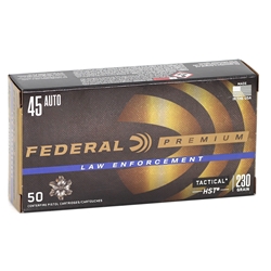 Federal .45 ACP 230 GR HST HP 50 Rounds