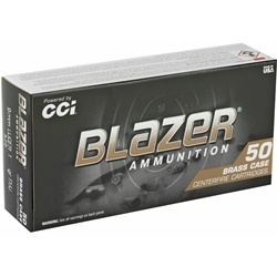 CCI Blazer Brass 124 GR FMJ 50 Rounds