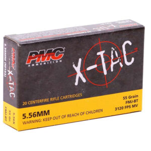 PMC 5.56 Nato 55 GR FMJ 20 Rounds